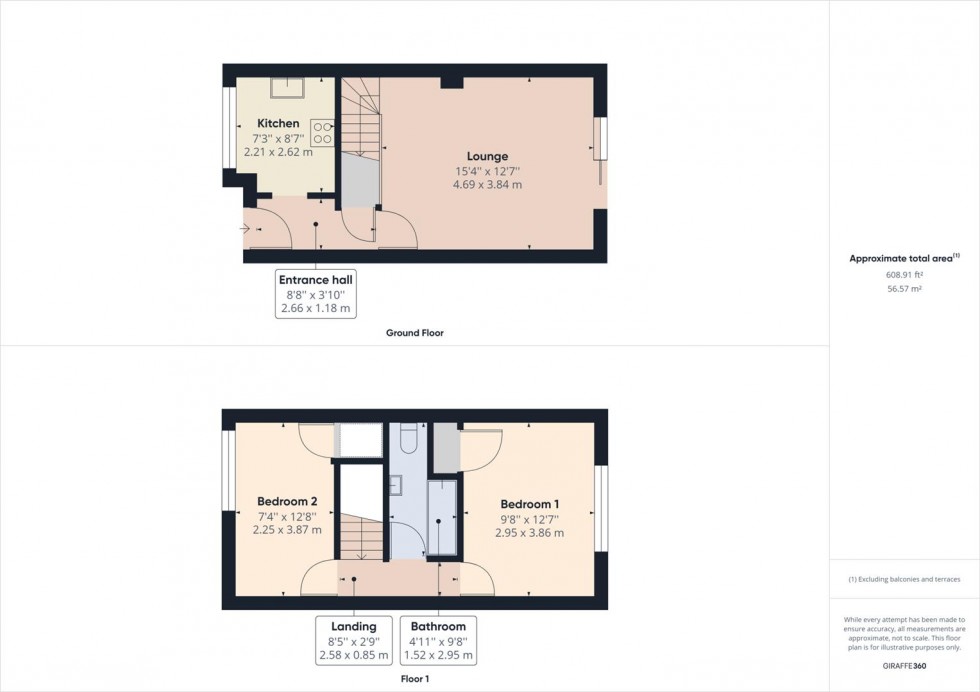 Floorplan for Barrow Close, Quedgeley, Gloucester