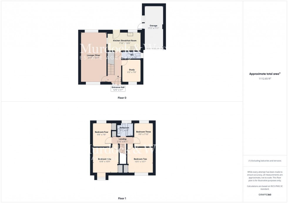 Floorplan for West Field, Highnam