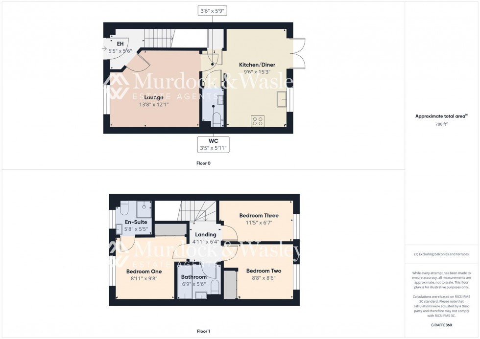 Floorplan for Martyn Close, Brockworth, Gloucester
