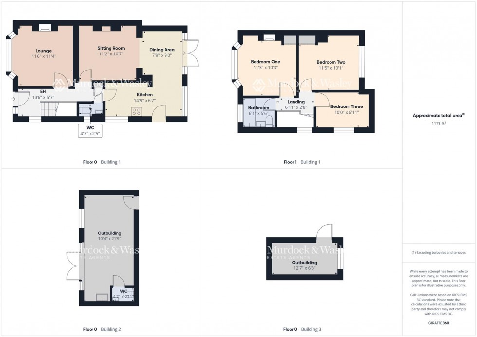Floorplan for Kendal Road, Longlevens, Gloucester