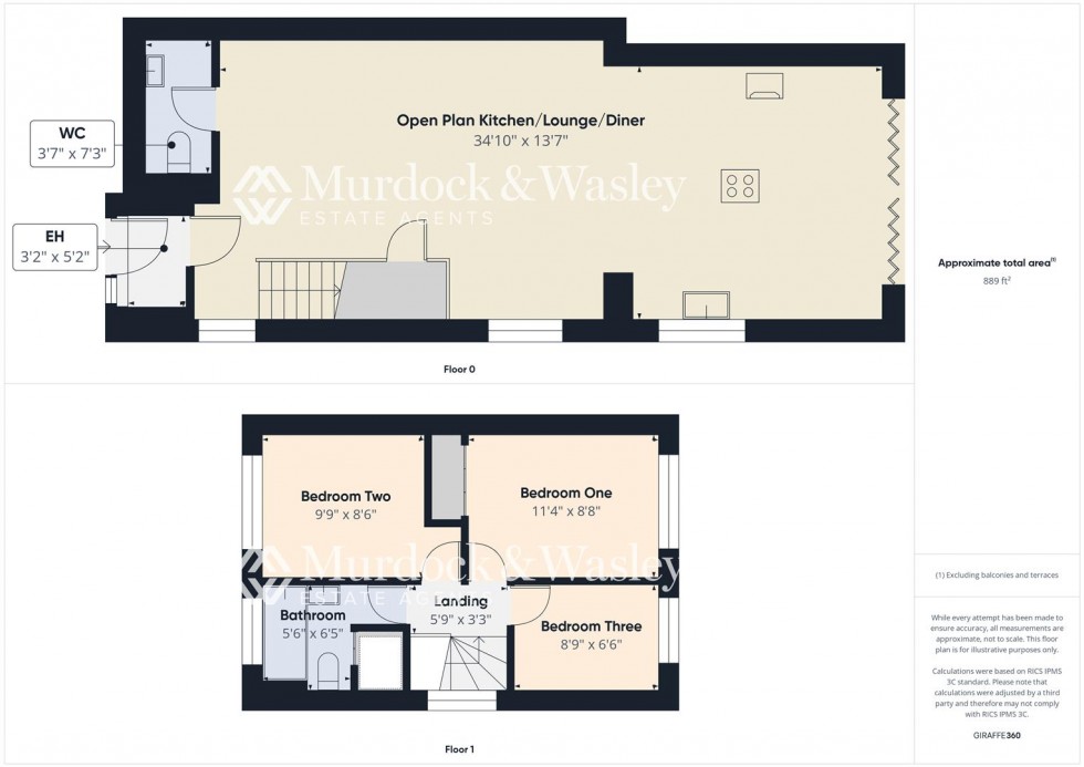 Floorplan for Basil Close, Abbeydale, Gloucester