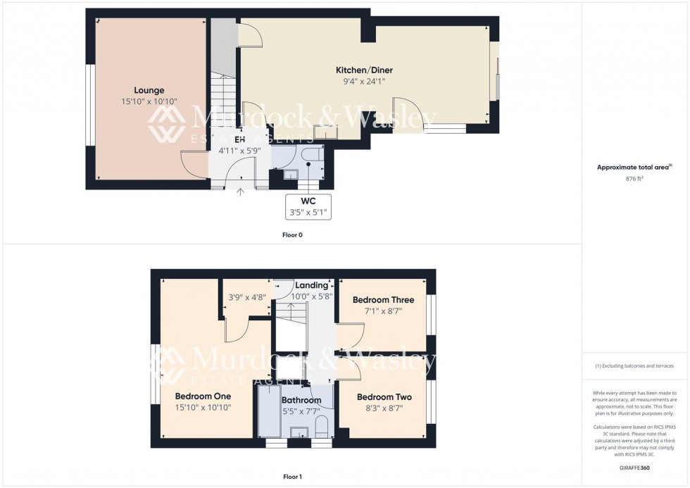 Floorplan for Courtfield Road, Quedgeley, Gloucester