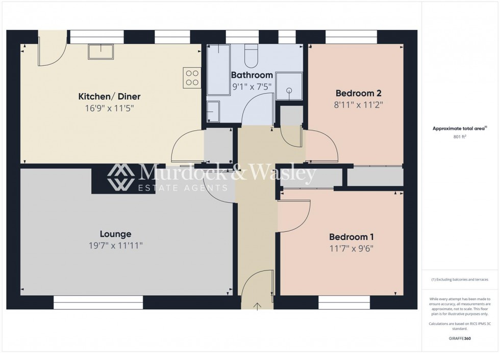 Floorplan for Oak Drive, Brockworth, Gloucester