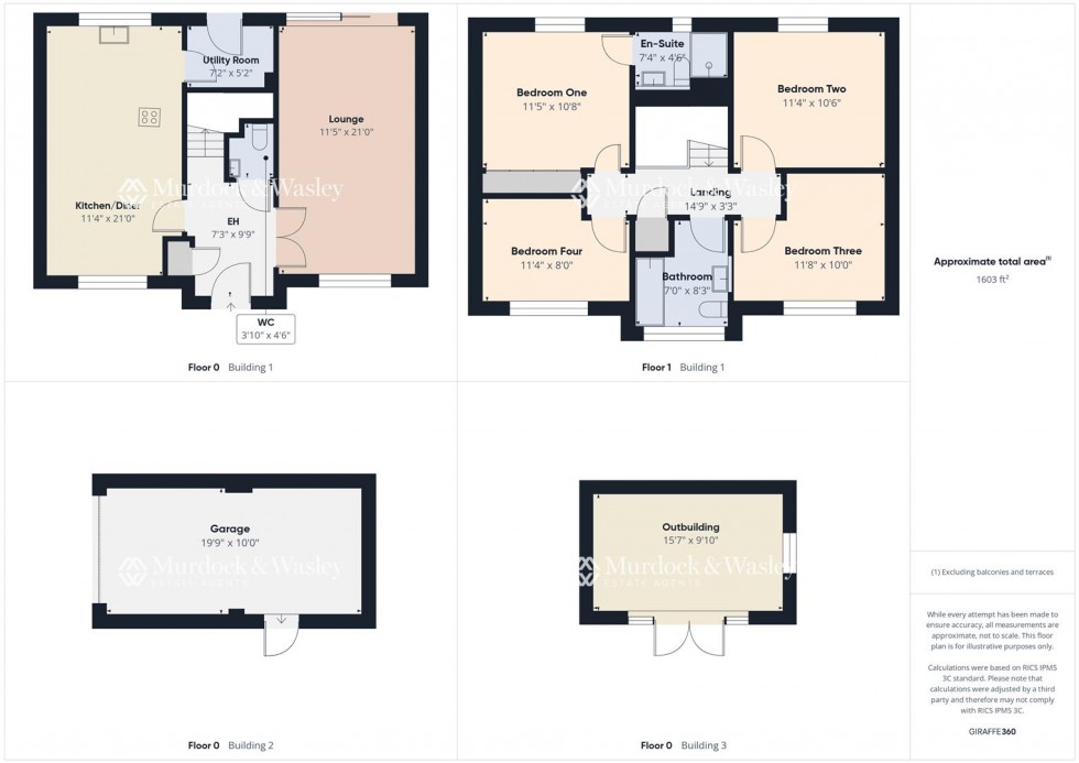 Floorplan for Siskin Way, Hardwicke, Gloucester