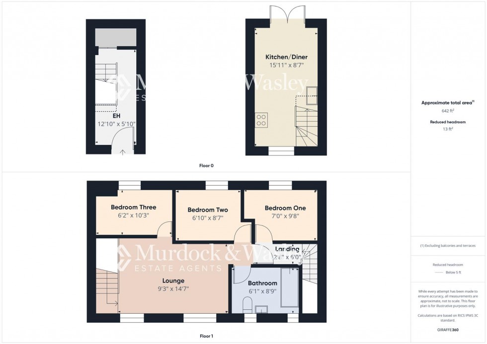 Floorplan for Pound Farm Courtyard, Brockworth