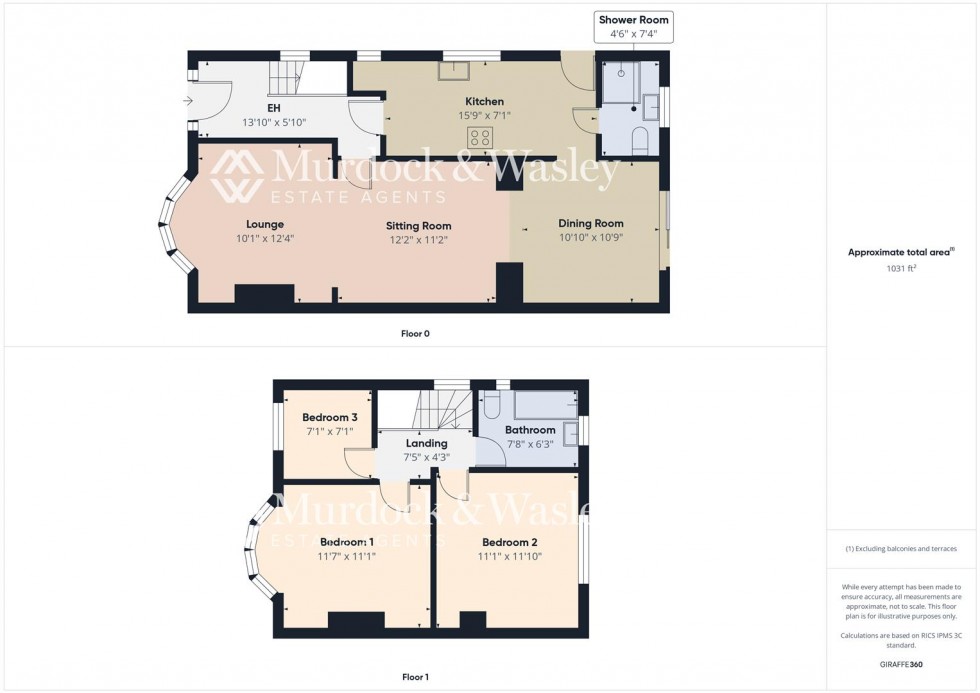 Floorplan for Wellsprings Road, Longlevens, Gloucester
