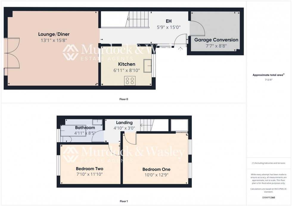 Floorplan for Armscroft Gardens, Elmbridge, Gloucester