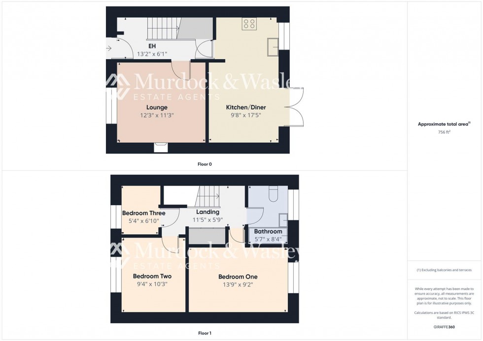 Floorplan for Gurney Avenue, Tuffley, Gloucester