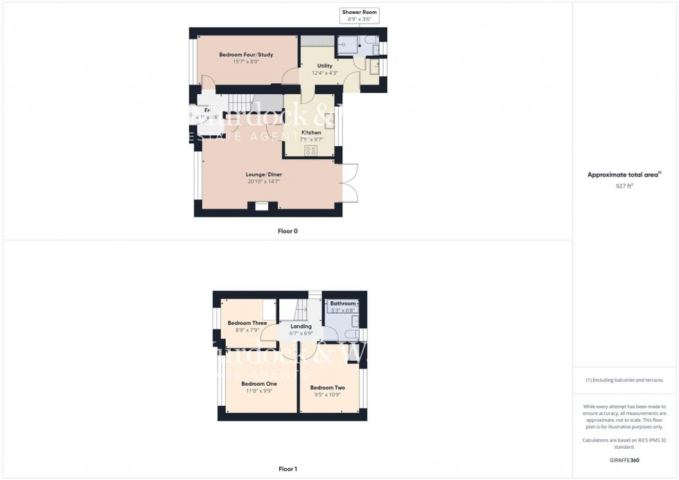 Floorplan for Lavington Drive, Longlevens, Gloucester