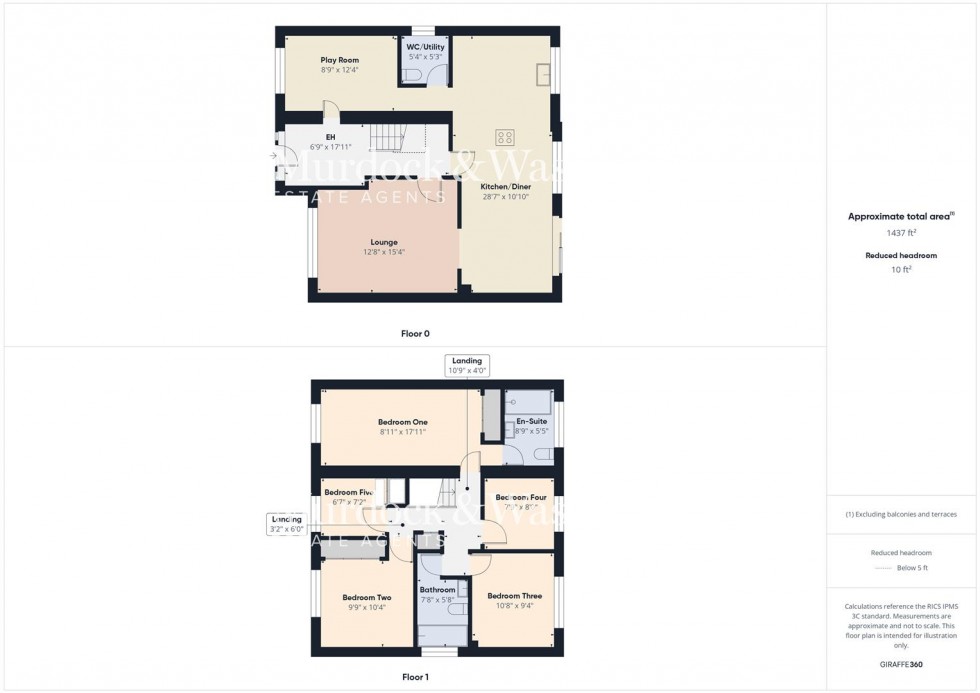 Floorplan for Fieldfare, Abbeydale, Gloucester