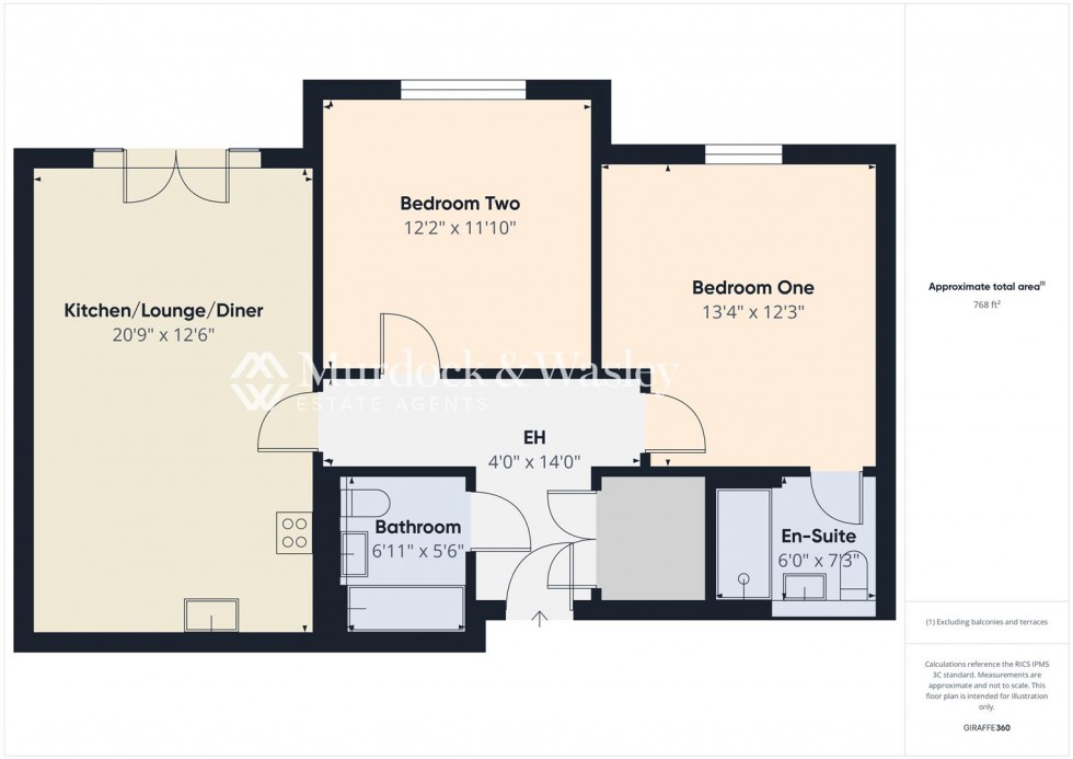 Floorplan for Harker Close, Gloucester