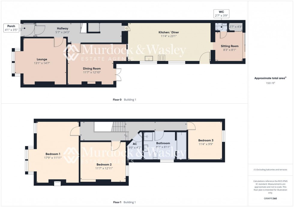 Floorplan for Argyll Road, Longlevens, Gloucester