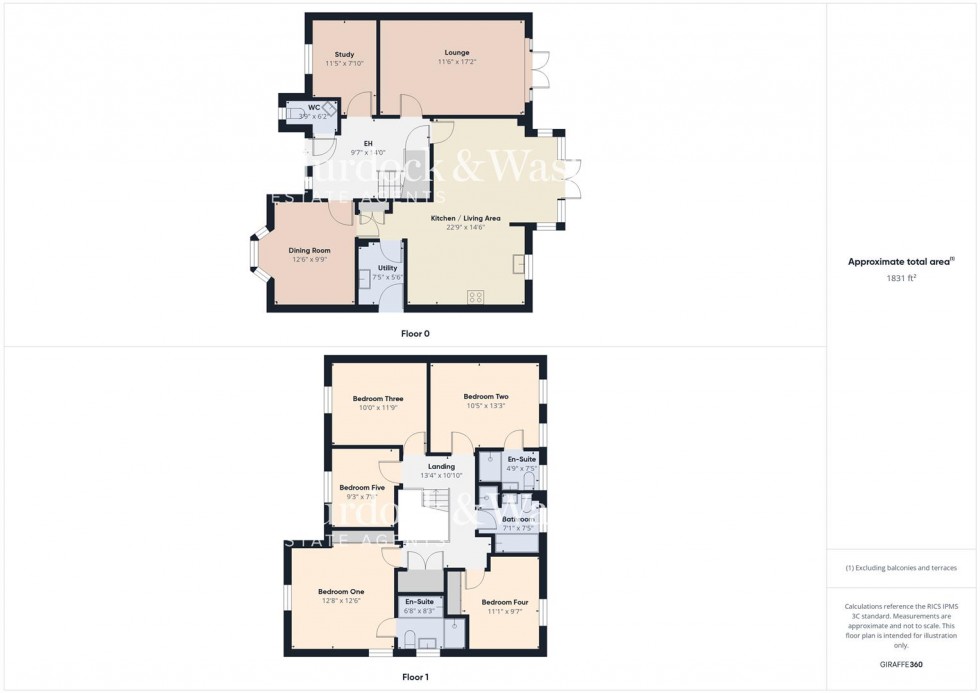 Floorplan for Olive Close, Longford, Gloucester