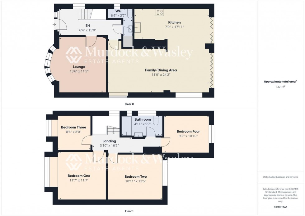 Floorplan for Church Road, Longlevens, Gloucester