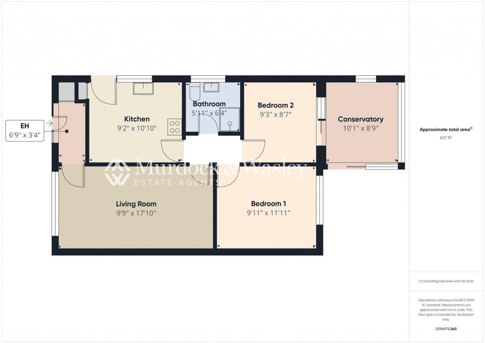 Floorplan for Fleming Close, Longlevens, Gloucester
