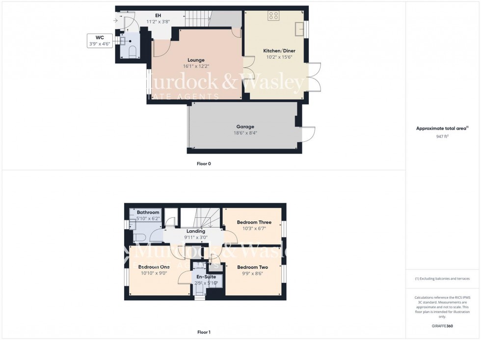 Floorplan for Little Normans, Longlevens, Gloucester