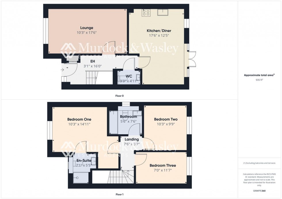 Floorplan for Strawberry Field, Hempsted, Gloucester