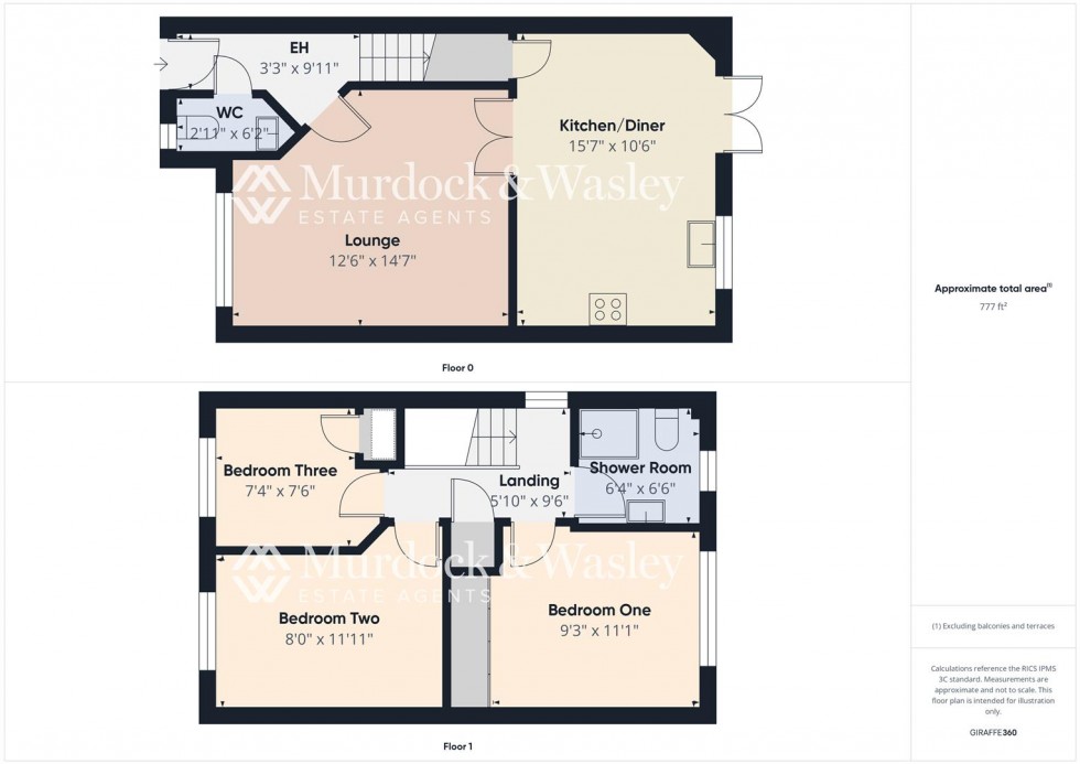 Floorplan for Turnstone Drive, Quedgeley, Gloucester
