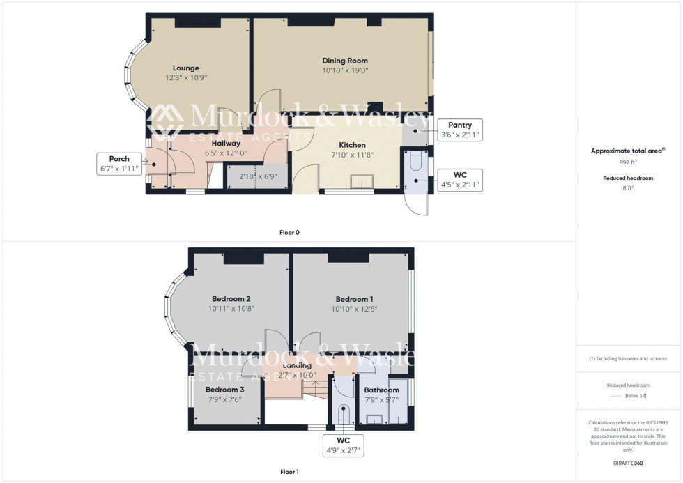Floorplan for Merevale Road, Longlevens