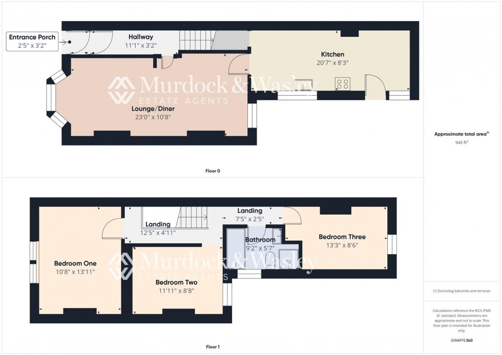 Floorplan for Reservoir Road, Gloucester