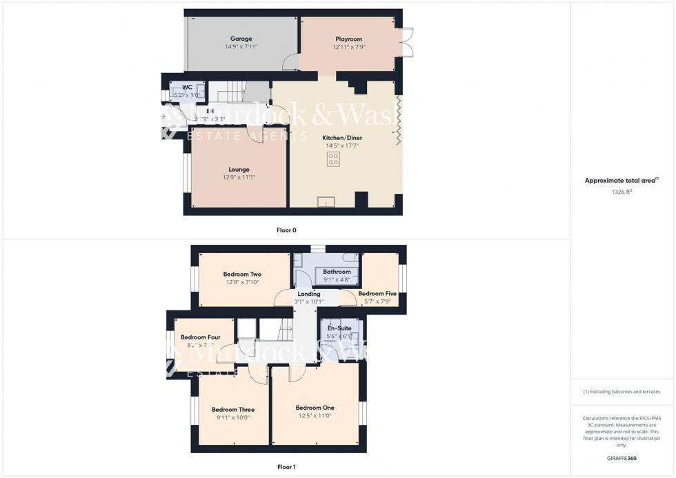 Floorplan for Forbes Close, Abbeymead, Gloucester