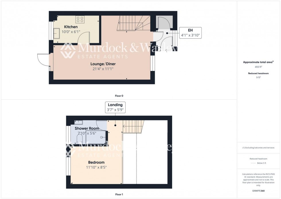Floorplan for Tidswell Close, Quedgeley, Gloucester