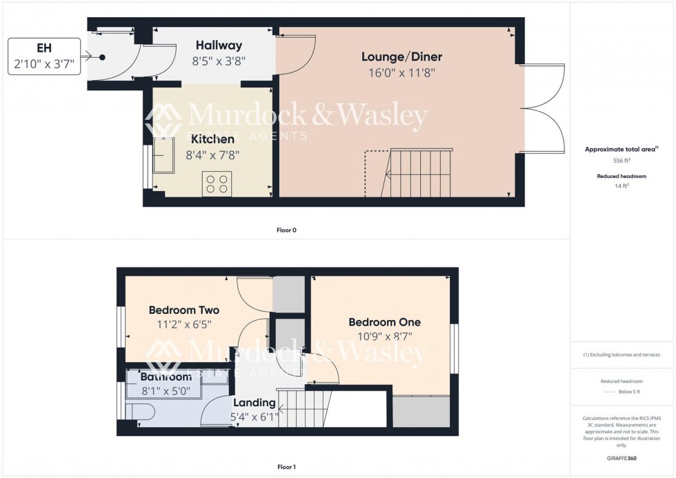 Floorplan for Tallis Road, Churchdown, Gloucester