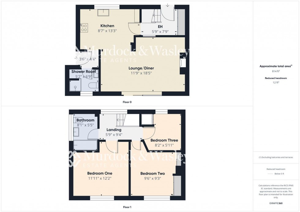 Floorplan for Swallow Crescent, Innsworth, Gloucester