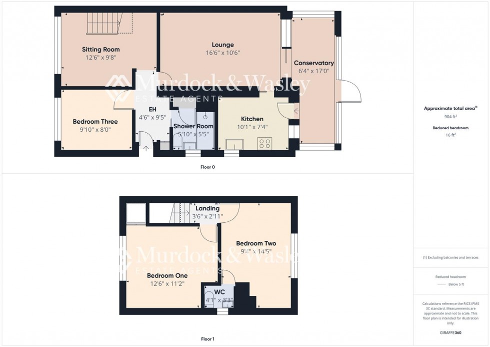 Floorplan for Shearwater Grove, Innsworth, Gloucester