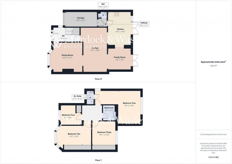 Floorplan for Lavington Drive, Longlevens, Gloucester
