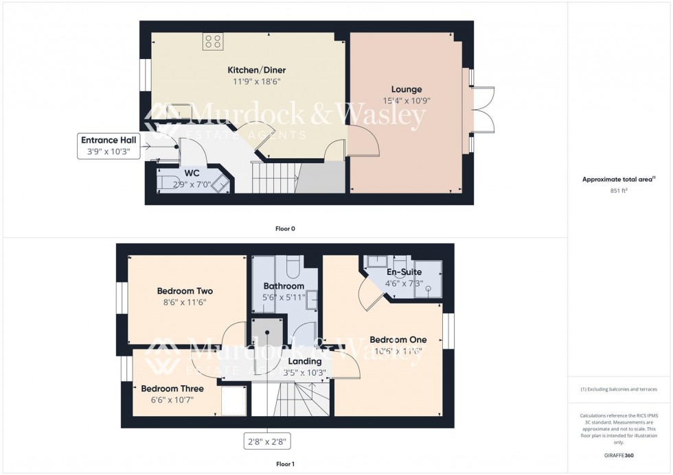 Floorplan for Nightingale Close, Hardwicke