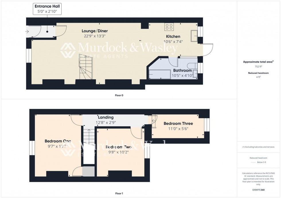 Floorplan for Stroud Road, Gloucester