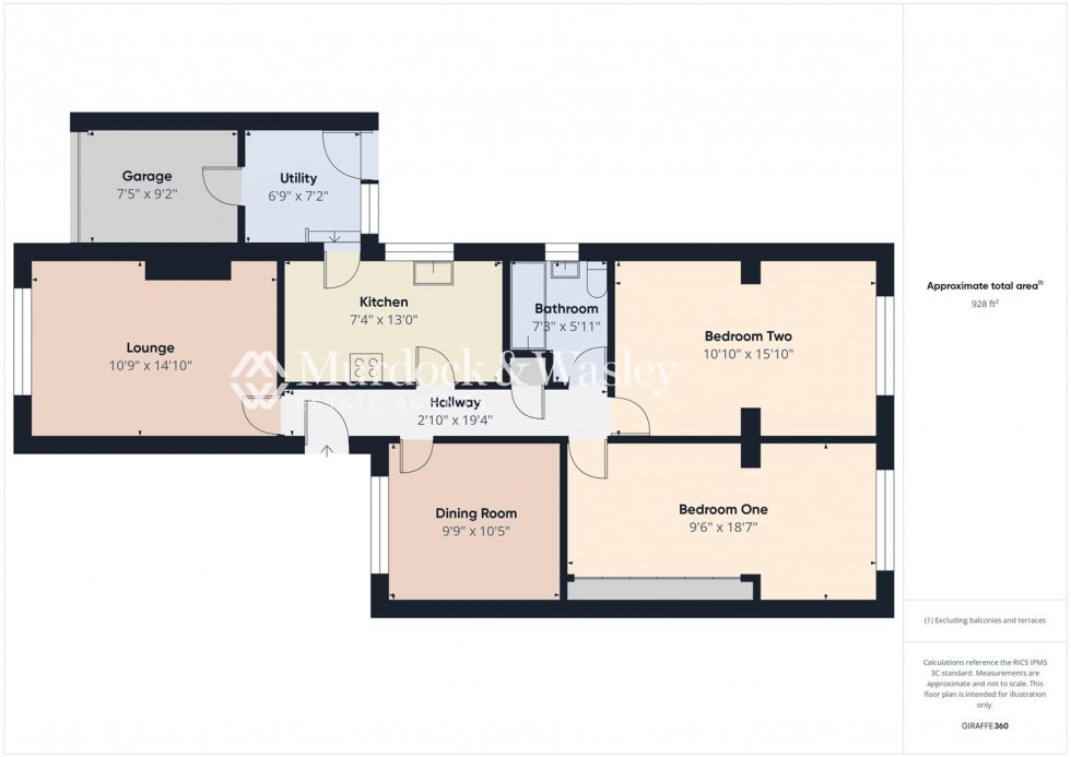 Floorplan for Garden Way, Longlevens, Gloucester