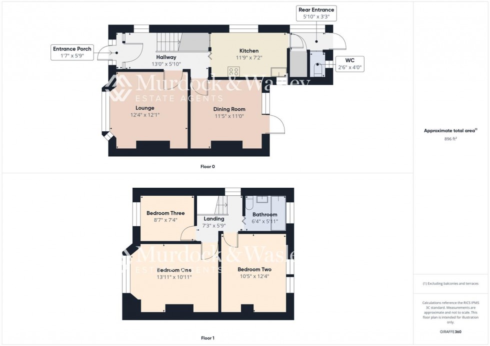 Floorplan for Wellsprings Road, Longlevens, Gloucester