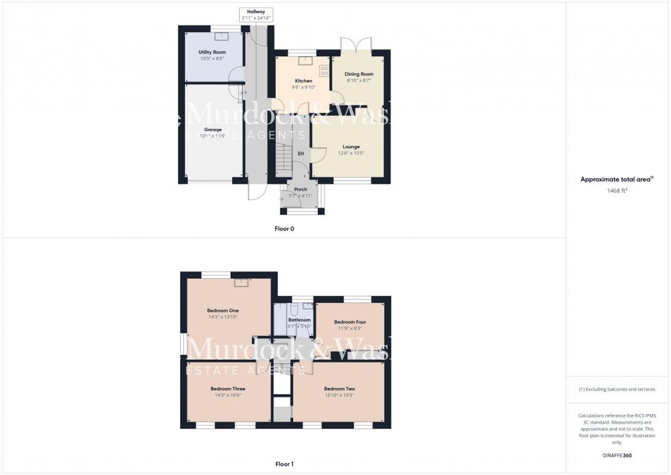 Floorplan for Oakleaze, Longlevens, Gloucester