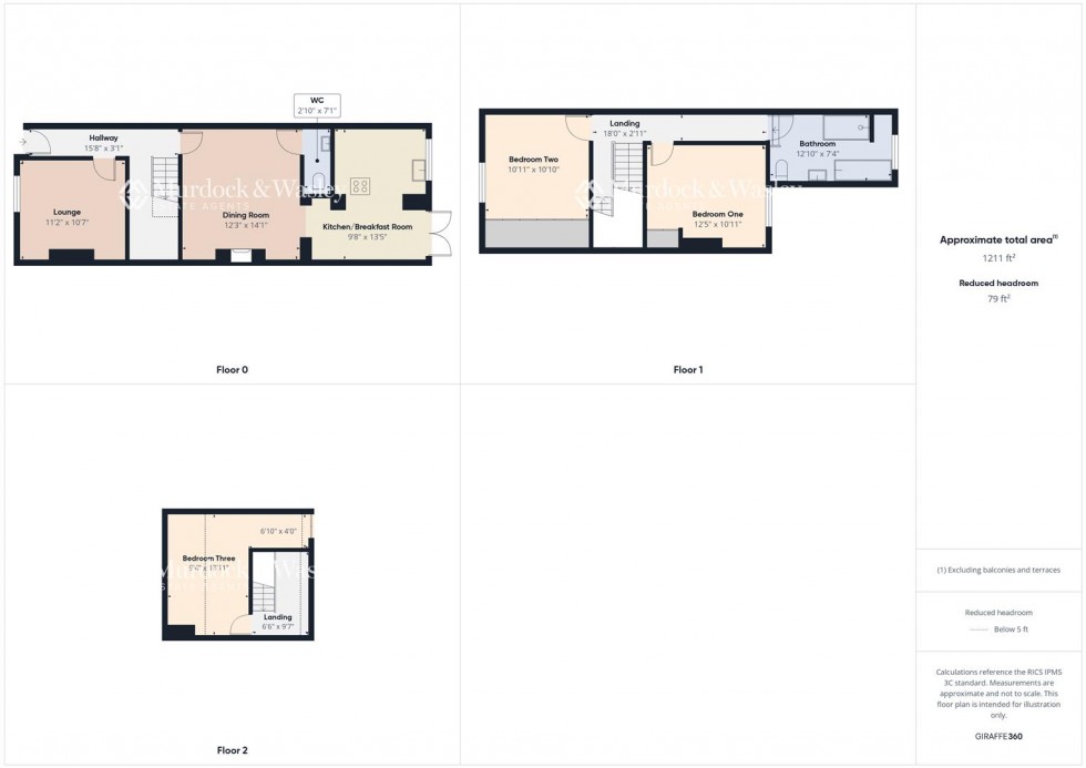 Floorplan for Salisbury Road, Gloucester