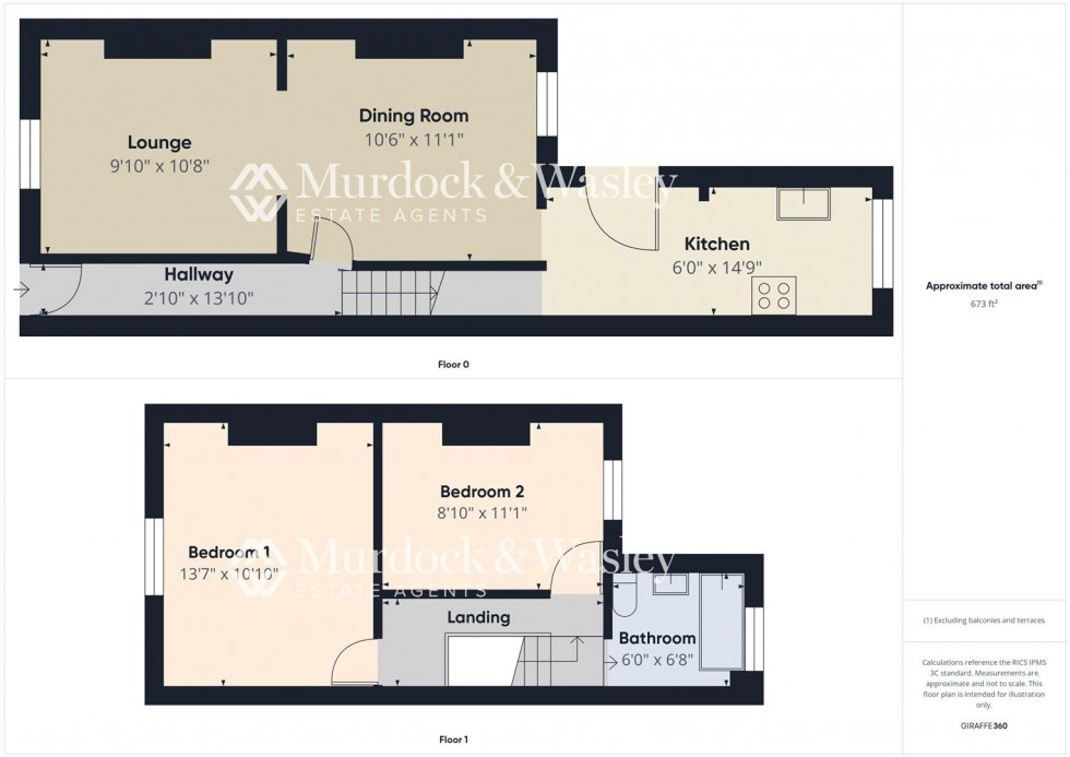 Floorplan for Kings Barton Street, Gloucester