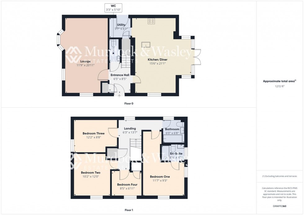 Floorplan for Nightingale Close, Hardwicke, Gloucester