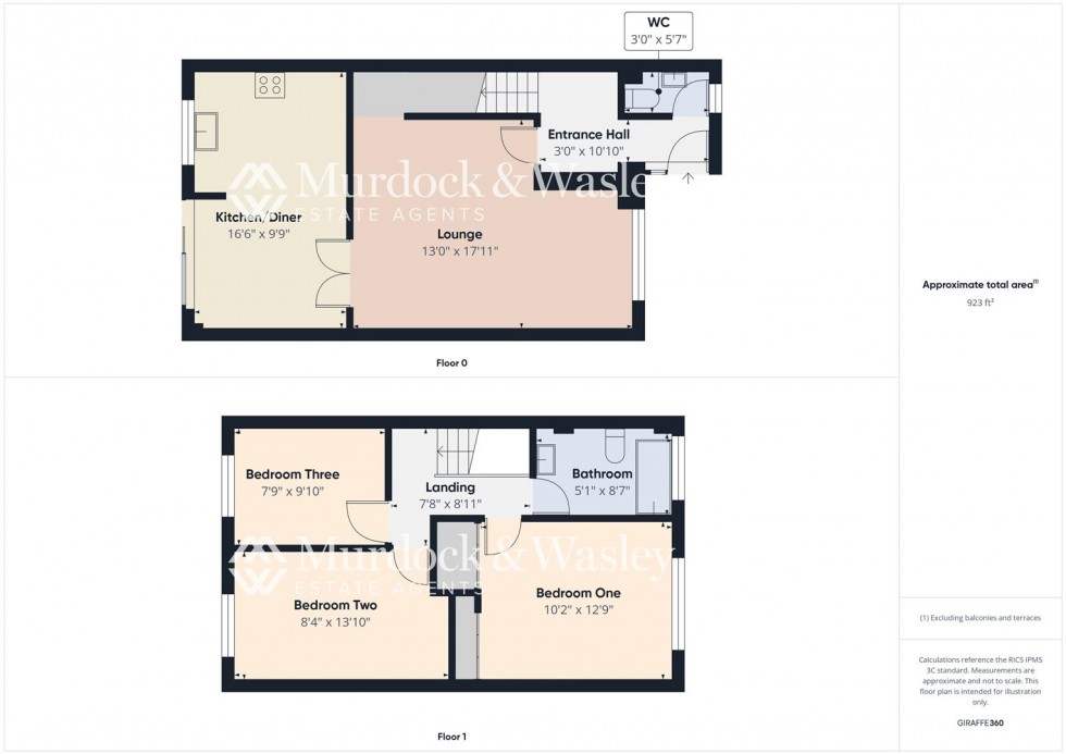 Floorplan for Sandalwood Drive, Hempsted, Gloucester
