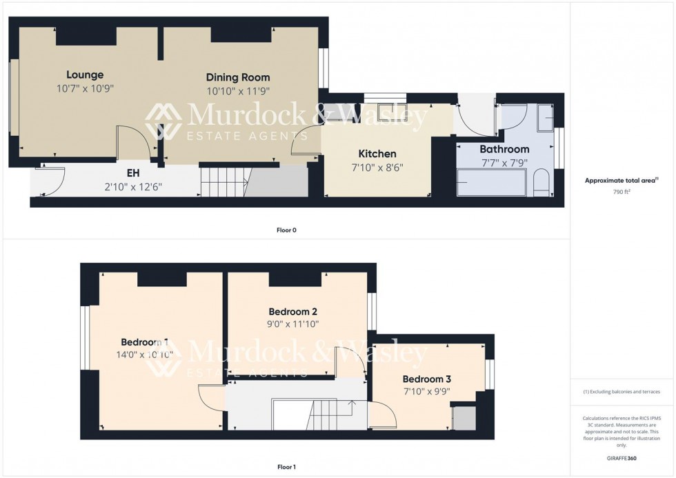 Floorplan for Knowles Road, Gloucester