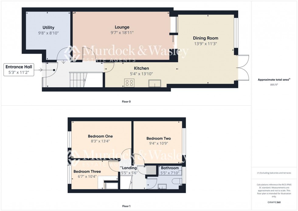 Floorplan for Filbert Close, Abbeydale, Gloucester