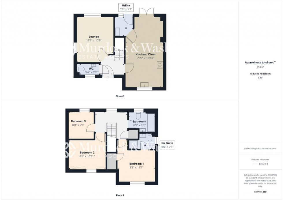 Floorplan for Honey Bee Close, Maisemore, Gloucester