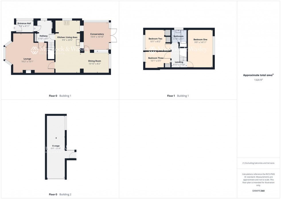 Floorplan for Park Avenue, Longlevens, Gloucester