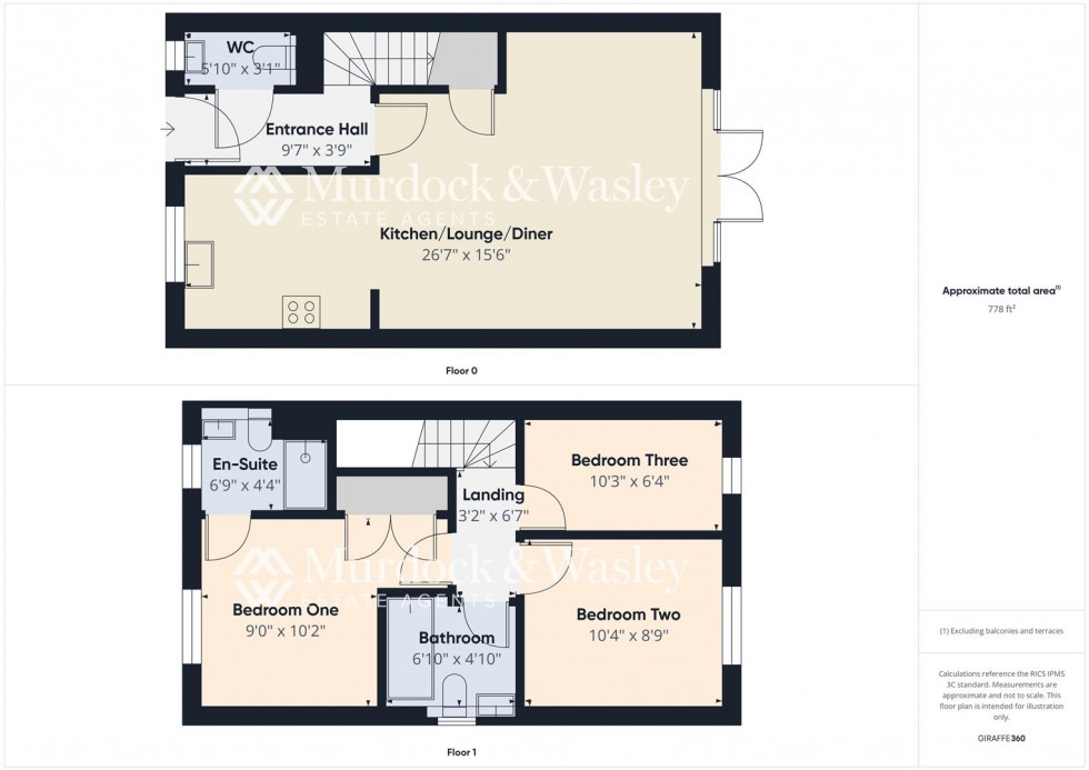 Floorplan for Hawthorne Close, Brockworth, Gloucester