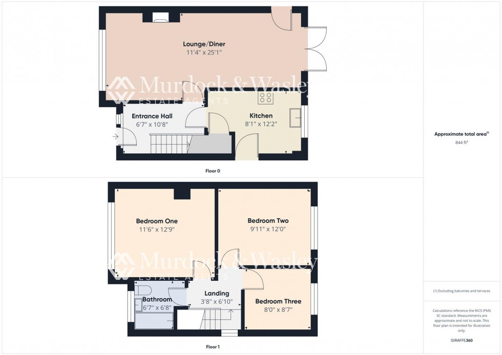 Floorplan for John Daniels Way, Churchdown, Gloucester