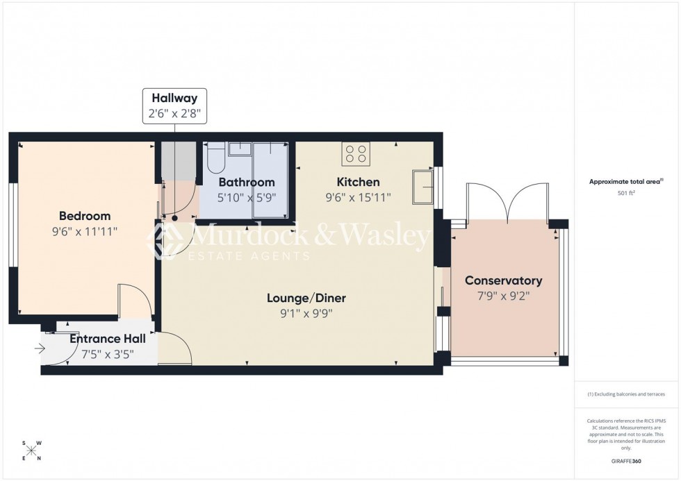 Floorplan for The Willows, Quedgeley, Gloucester