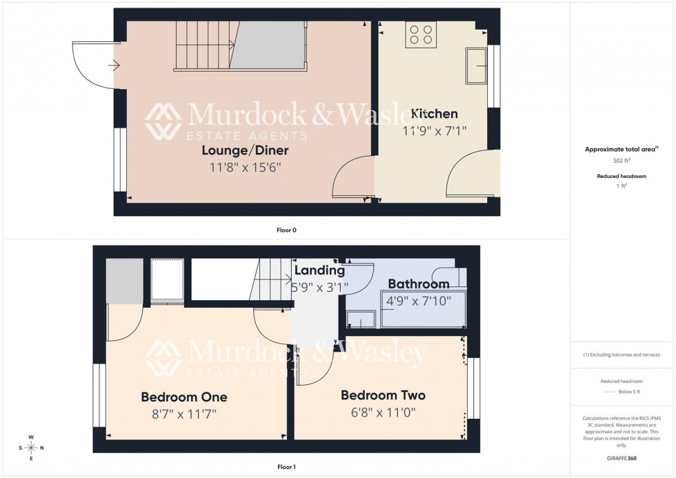 Floorplan for Hasfield Close, Quedgeley, Gloucester