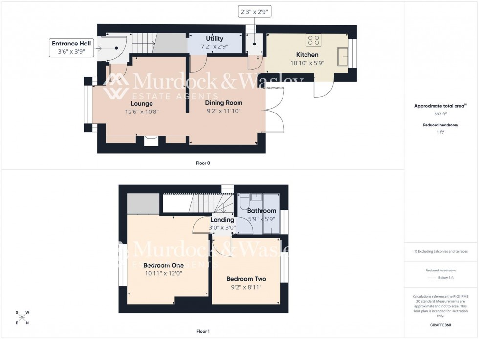 Floorplan for Grasmere Road, Longlevens, Gloucester