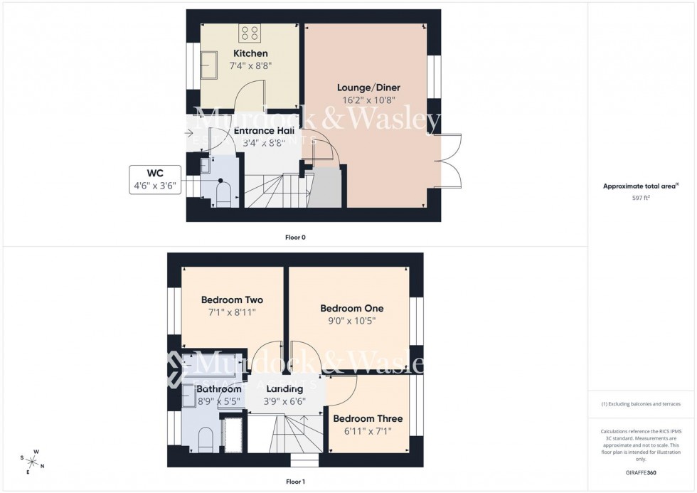 Floorplan for Oakleaze, Longlevens, Gloucester