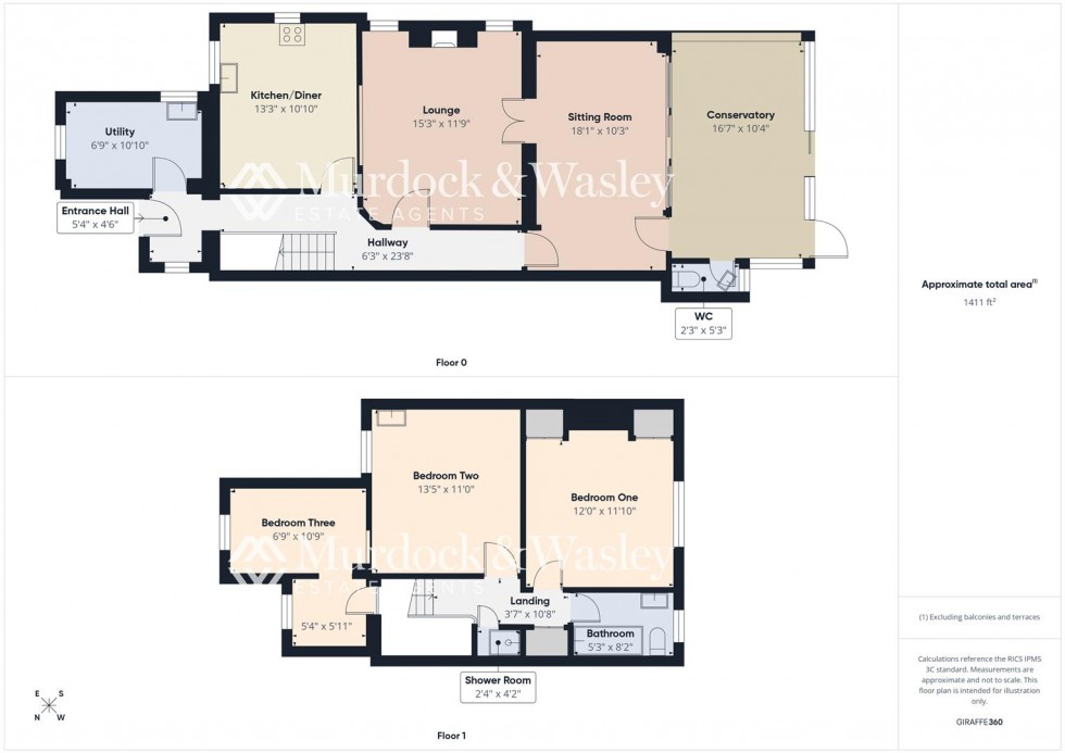 Floorplan for Farm Lane, Shurdington, Cheltenham